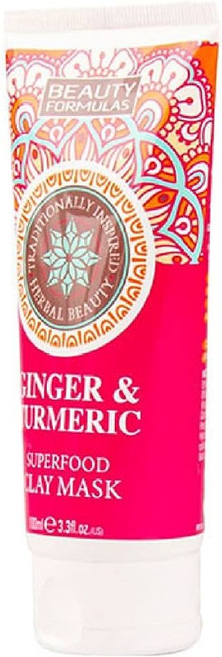 Beauty Formulas Ginger And Turmeric Clay Mask 100Ml