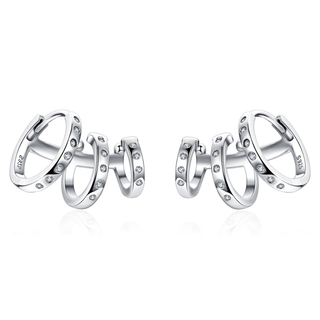 Cercei din argint Silver Cuffs