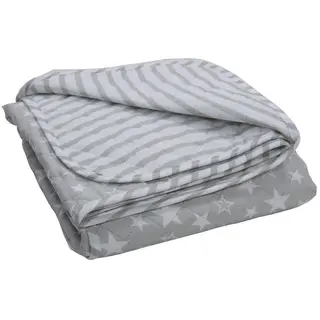 Cuvertura 2in1 Dormeo Fusion (140x200). Culoare: gri/alb