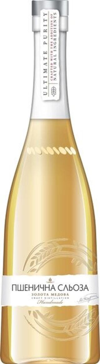 Горілка Пшенична Сльоза Золота Медова 0.5л 40%