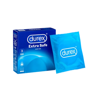 Durex Extra Safe Easy-On Condoms, 3 Pieces