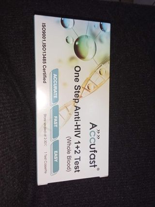 Accufast one step HIV 1+2 test (Blood)