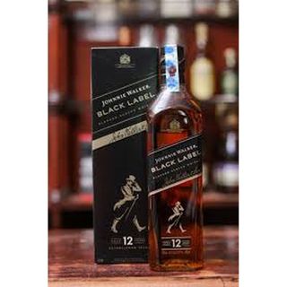 Johnnie Walker Black Label 12-Year-Old Whiskey, 750ml