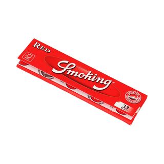 Smoking Papiers laminés de taille King Rouge, 33 feuilles