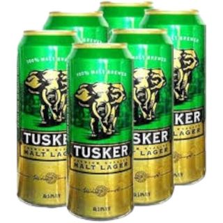 Tusker Malt Lager Beer, 6x500ml