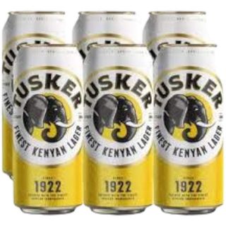 Tusker Lager Beer, 6x500ml