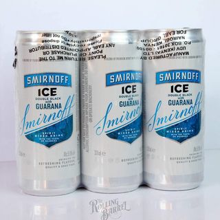 Smirnoff Ice Double Black Guarana Can, 330ml