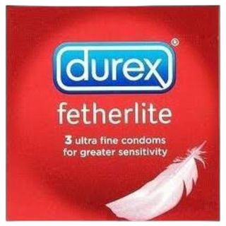 Durex Fetherlite Ultra-Fine Condoms, 3 Pieces