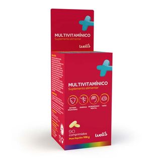 Suplemento Multivitaminas Well's emb. 90 cápsulas