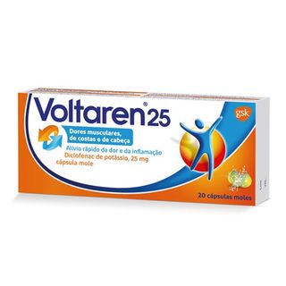 Voltaren 25mg emb. 20 cápsulas