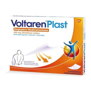 Voltaren Plast, 140 Mg X 5 Emplastros Térmicos