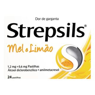 Strepsils Mel e Limão emb. 24 pastilhas