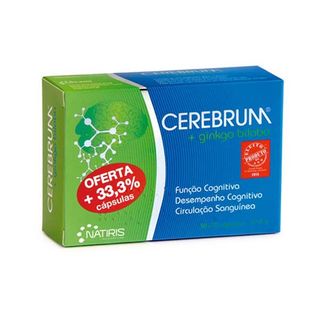 Ginkgo Biloba Cerebrum emb. 30 Comprimidos + 10 comprimidos