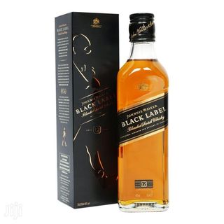 Johnnie Walker Black Label 12 Years Blended Scotch Whisky, 375ml