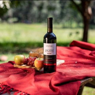 Asconi Red Dry Semi-Sweet Wine, 750ml
