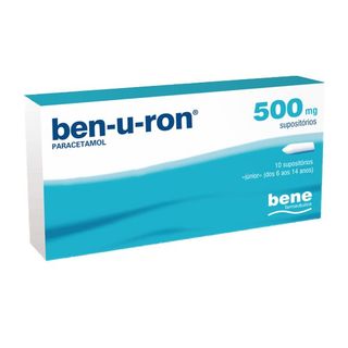 Ben-U-Ron 500mg emb. 10 Supositórios