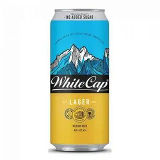 WCB057, WHITE CAP BEER CAN 500ML