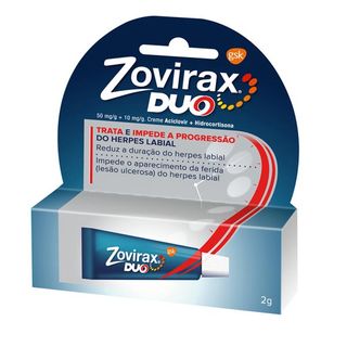 Zovirax Duo, 50/10 mg/g-2g x 1 creme bisnaga