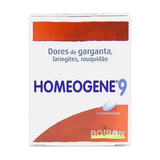 Homeogene 9 Dores Garganta emb. 60 comprimidos