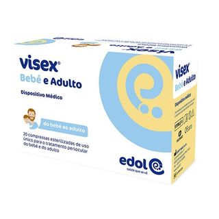 Compressas Esterilizadas para Bebé e Adulto Visex 20 un