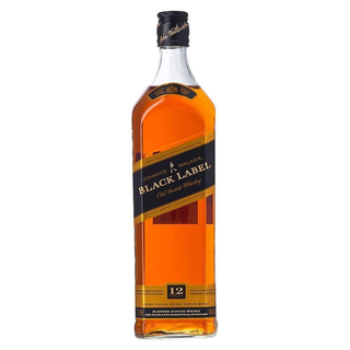 Johnnie Walker Black Label 12 Years Old Scotch Whisky, 1000ml