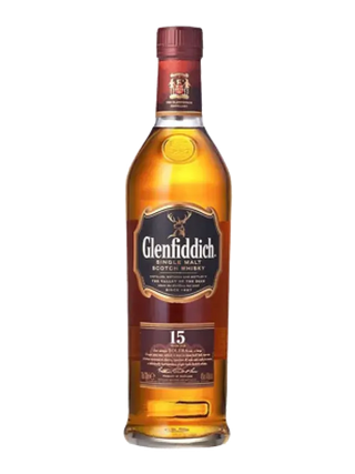 Glenfiddich 15-Year-Old Scotch Whisky, 1000ml