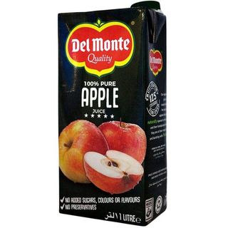 Del Monte Pure Apple Juice No Added Sugars, 1L