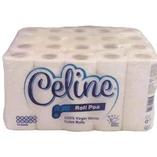 Premium Unwrapped White Toilet Tissue Roll, 40 Pack