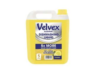 Velvex Platinum Ocean Fresh Dishwashing Liquid, 5L