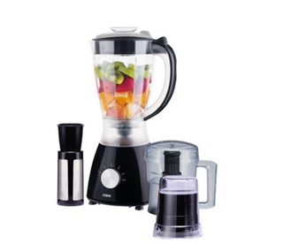 MIKA Blender, 1.5L, 4 in 1, with Grinder, Chopper & SS Filter, 400W
