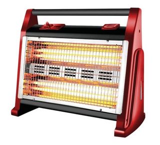 MIKA Quartz Heater, 800-1600W, Red & BlackMH301(MH103)