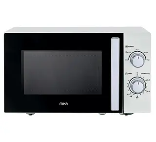 MIKA Microwave Oven, 20L, Manual, Solo, WhiteMMWMSKH2011W(MMW2011/W)