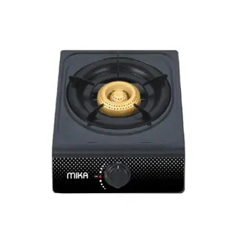 MIKA Gas Stove, Non-Stick, Single Burner, GreyMGS1101(MGS1155)
