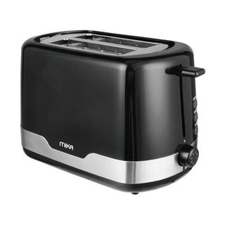 MIKA Toaster, 2 Slice, Brush Stainless Steel & BlackMTS2205