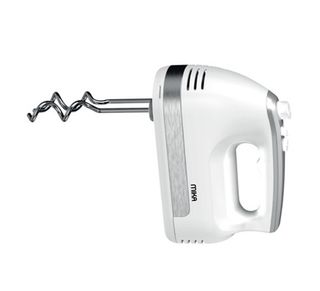 MIKA Hand Mixer, 300W, 5 Speed with Turbo, Dough Hook, White & SSMMH102WS