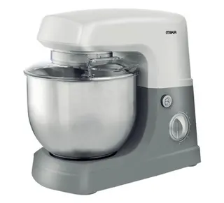 MIKA Stand & Hand Mixer with Bowl, 500W, 4L, 5 Speed with Turbo, 3D MixingMMHS201WS