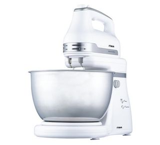 MIKA Stand Mixer with Bowl, 1000W, 5L, 8 Speed, with Dough Hook, WhiskMMS301WG