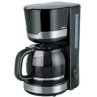 MIKA Coffee Maker, Manual, 12 Cups, 1000W, Black & Stainless SteelMCMM1002BS