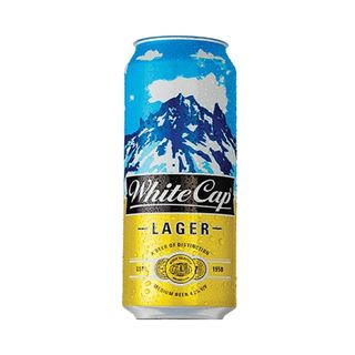 White Cap Lager Medium Beer Can, 500ml