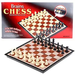 Magnetic Educational Chess and Checkers Set