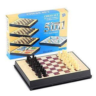 5-in-1 Magnetic Chess Set