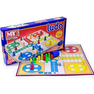 MY Traditional Ludo Game, 2-4 Players