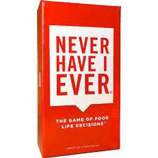 Never Have I Ever Red Party Game