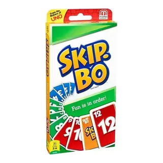 Mattel Skip-Bo Card Game, 7+ Years