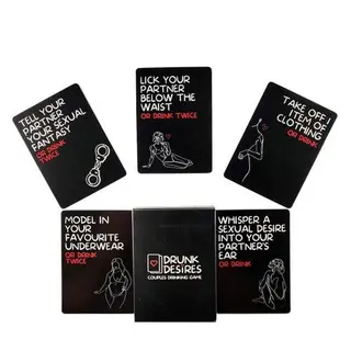Drunk Desires Couples Drinking Game Cards