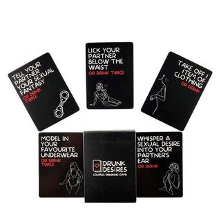 Drunk Desires Couples Drinking Game Cards
