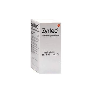 Zyrtec (Cetirizine) Oral Solution 75ml
