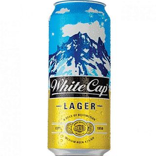 White Cap Lager Beer, 500ml