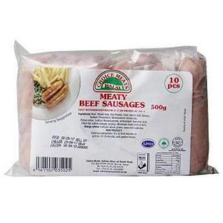 Choice Meats Meaty Beef Sausages, 500g