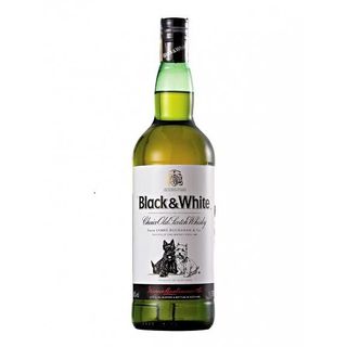 Black & White Blended Scotch Whisky, 1L